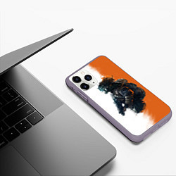 Чехол iPhone 11 Pro матовый The Division 2 Defender, цвет: 3D-серый — фото 2
