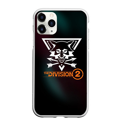 Чехол iPhone 11 Pro матовый The Division 2 Logo / 3D-Белый – фото 1