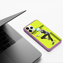 Чехол iPhone 11 Pro матовый Доктор Стоун, цвет: 3D-фиолетовый — фото 2