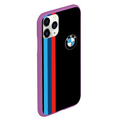 Чехол iPhone 11 Pro матовый BMW, цвет: 3D-фиолетовый — фото 2