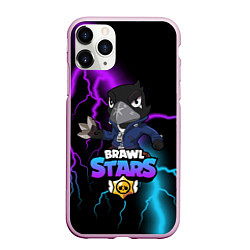 Чехол iPhone 11 Pro матовый BRAWL STARS CROW