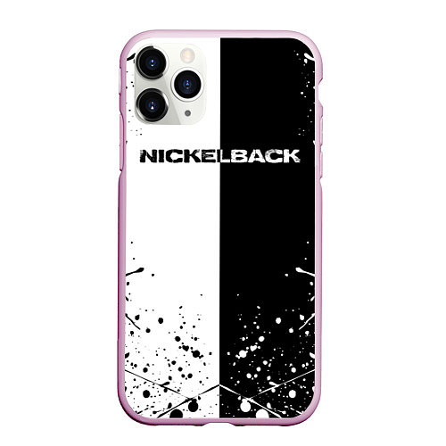 Чехол iPhone 11 Pro матовый Nickelback / 3D-Розовый – фото 1