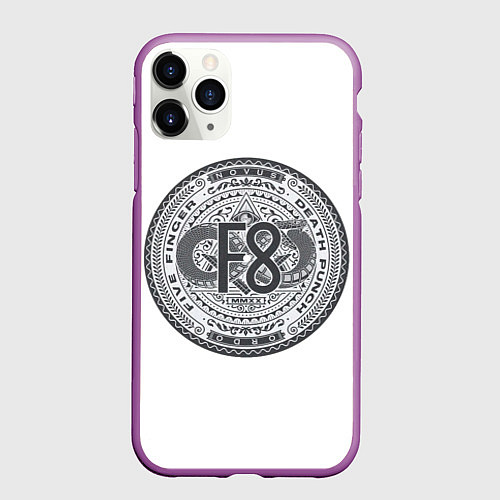 Чехол iPhone 11 Pro матовый FFDP F8 / 3D-Фиолетовый – фото 1