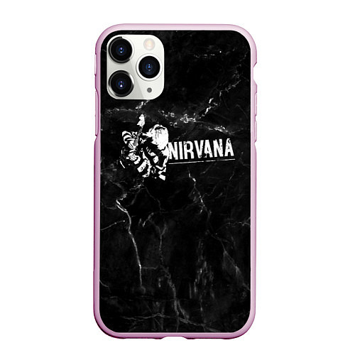 Чехол iPhone 11 Pro матовый NIRVANA / 3D-Розовый – фото 1