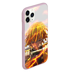 Чехол iPhone 11 Pro матовый KIMETSU NO YAIBA, цвет: 3D-розовый — фото 2