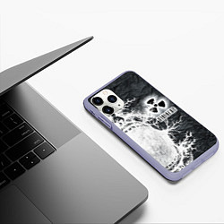 Чехол iPhone 11 Pro матовый Сталкер, цвет: 3D-светло-сиреневый — фото 2