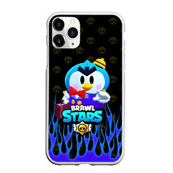 Чехол iPhone 11 Pro матовый Brawl stars MRP, цвет: 3D-белый