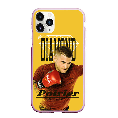Чехол iPhone 11 Pro матовый Diamond Poirier / 3D-Розовый – фото 1