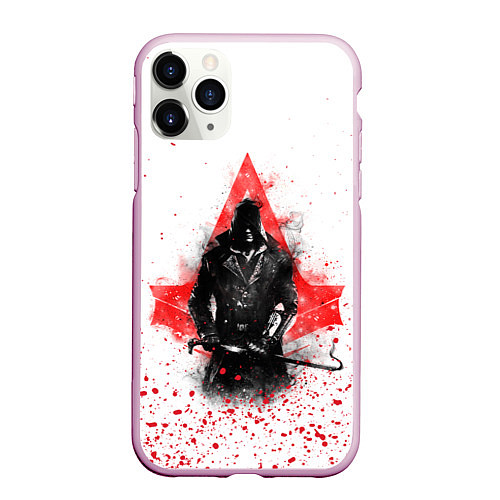 Чехол iPhone 11 Pro матовый ASSASSINS CREED / 3D-Розовый – фото 1