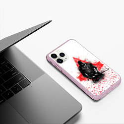 Чехол iPhone 11 Pro матовый ASSASSINS CREED, цвет: 3D-розовый — фото 2