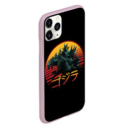 Чехол iPhone 11 Pro матовый GODZILLA, цвет: 3D-розовый — фото 2