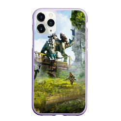 Чехол iPhone 11 Pro матовый HORIZON ZERO DAWN 2020, цвет: 3D-светло-сиреневый