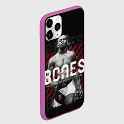 Чехол iPhone 11 Pro матовый Bones Jones, цвет: 3D-фиолетовый — фото 2