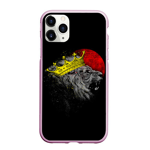 Чехол iPhone 11 Pro матовый King / 3D-Розовый – фото 1