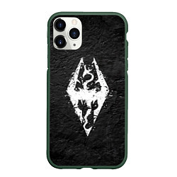 Чехол iPhone 11 Pro матовый THE ELDER SCROLLS, цвет: 3D-темно-зеленый