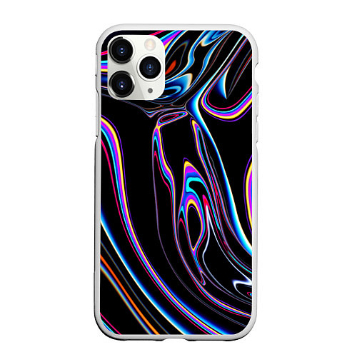 Чехол iPhone 11 Pro матовый Отражение / 3D-Белый – фото 1