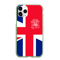 Чехол iPhone 11 Pro матовый Queen, цвет: 3D-салатовый