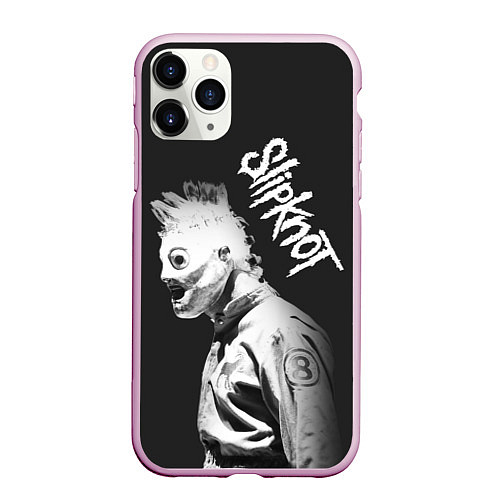 Чехол iPhone 11 Pro матовый SLIPKNOT / 3D-Розовый – фото 1