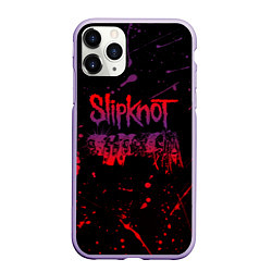 Чехол iPhone 11 Pro матовый SLIPKNOT, цвет: 3D-светло-сиреневый