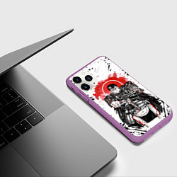 Чехол iPhone 11 Pro матовый BERSERK, цвет: 3D-фиолетовый — фото 2