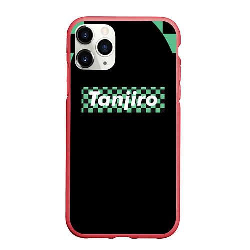Чехол iPhone 11 Pro матовый TANJIRO / 3D-Красный – фото 1
