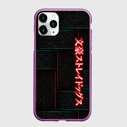 Чехол iPhone 11 Pro матовый Bungou Stray Dogs, цвет: 3D-фиолетовый