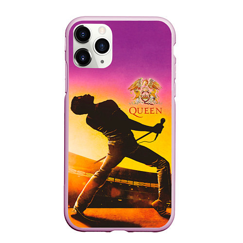 Чехол iPhone 11 Pro матовый Queen / 3D-Розовый – фото 1