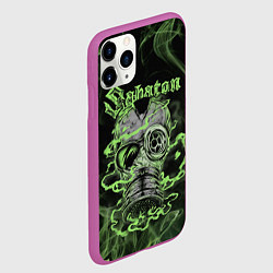 Чехол iPhone 11 Pro матовый Toxic Sabaton, цвет: 3D-фиолетовый — фото 2