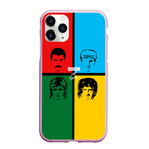 Чехол iPhone 11 Pro матовый Queen / 3D-Розовый – фото 1