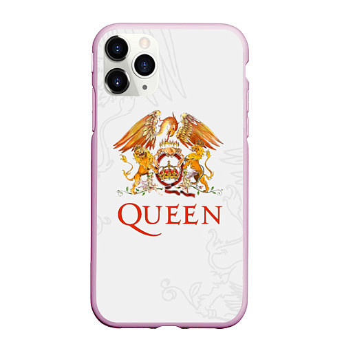 Чехол iPhone 11 Pro матовый Queen / 3D-Розовый – фото 1