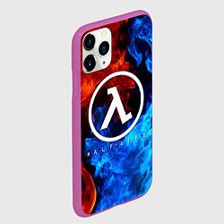Чехол iPhone 11 Pro матовый HALF-LIFE, цвет: 3D-фиолетовый — фото 2