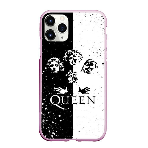 Чехол iPhone 11 Pro матовый QUEEN / 3D-Розовый – фото 1