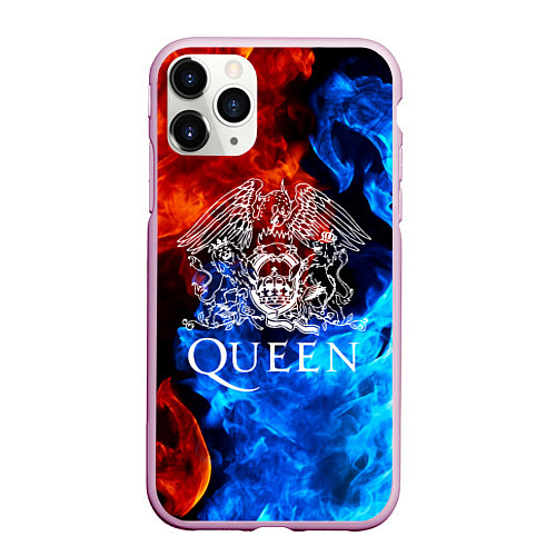 Чехол iPhone 11 Pro матовый QUEEN / 3D-Розовый – фото 1