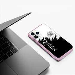 Чехол iPhone 11 Pro матовый QUEEN, цвет: 3D-розовый — фото 2