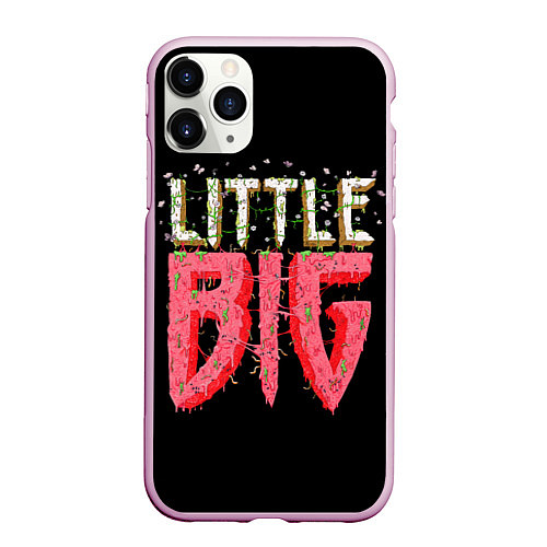 Чехол iPhone 11 Pro матовый Little Big / 3D-Розовый – фото 1