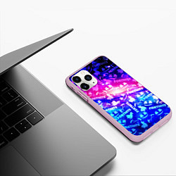 Чехол iPhone 11 Pro матовый FORTNITE&MARSMELLO COSMO, цвет: 3D-розовый — фото 2