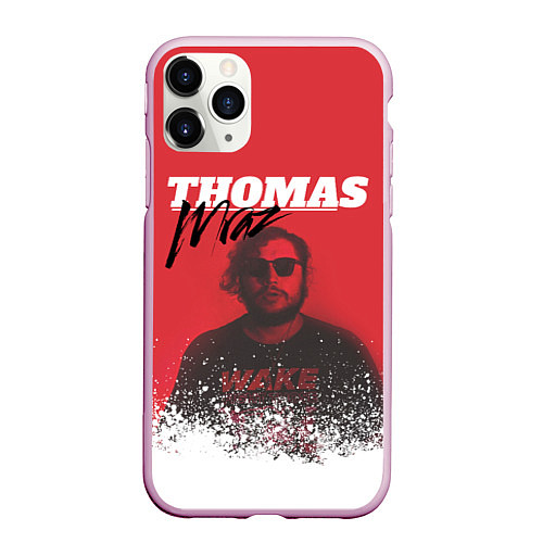 Чехол iPhone 11 Pro матовый Thomas Mraz / 3D-Розовый – фото 1