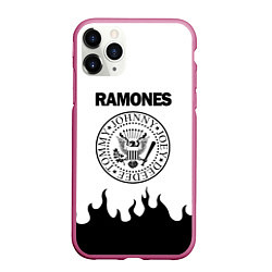 Чехол iPhone 11 Pro матовый RAMONES