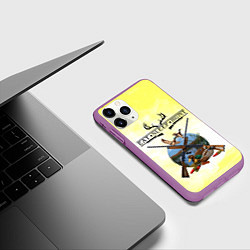 Чехол iPhone 11 Pro матовый Охота, цвет: 3D-фиолетовый — фото 2