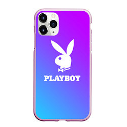 Чехол iPhone 11 Pro матовый PLAYBOY, цвет: 3D-розовый