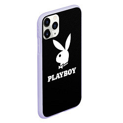Чехол iPhone 11 Pro матовый PLAYBOY, цвет: 3D-светло-сиреневый — фото 2