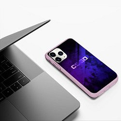 Чехол iPhone 11 Pro матовый CSGO, цвет: 3D-розовый — фото 2