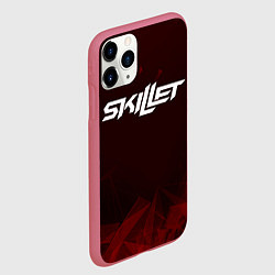 Чехол iPhone 11 Pro матовый Skillet, цвет: 3D-малиновый — фото 2