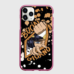 Чехол iPhone 11 Pro матовый JoJo Bizarre Adventure, цвет: 3D-малиновый