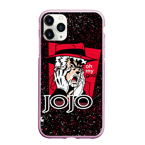 Чехол iPhone 11 Pro матовый JoJo Bizarre Adventure / 3D-Розовый – фото 1