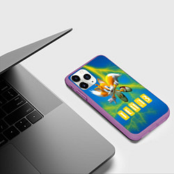 Чехол iPhone 11 Pro матовый Sonic - Майлз Тейлз, цвет: 3D-фиолетовый — фото 2