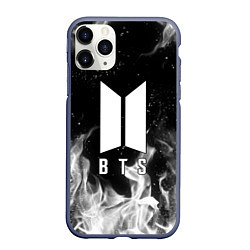 Чехол iPhone 11 Pro матовый BTS, цвет: 3D-серый