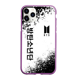 Чехол iPhone 11 Pro матовый BTS