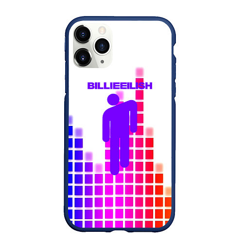 Чехол iPhone 11 Pro матовый BILLIE ELLISH / 3D-Тёмно-синий – фото 1
