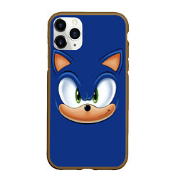 Чехол iPhone 11 Pro матовый SONIC, цвет: 3D-коричневый